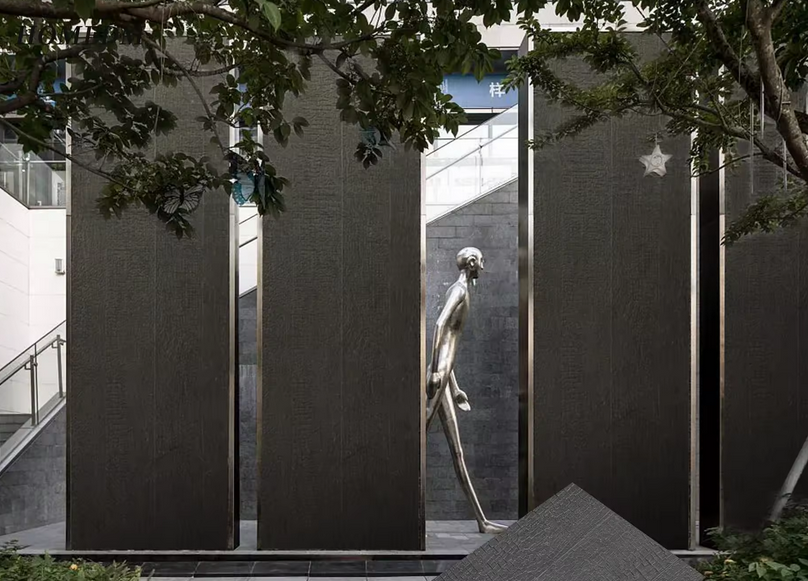 Panel Flexible I Charcoal Burnt Wood Board