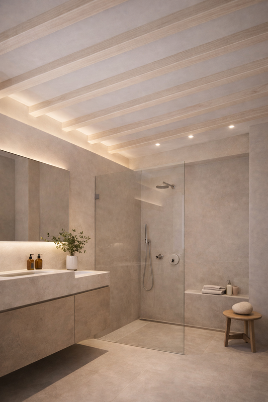 Viga PVC Interior I Color Roble Antártico