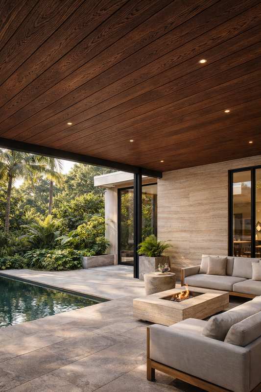 Deck Techo I Wall Cladding Castaño