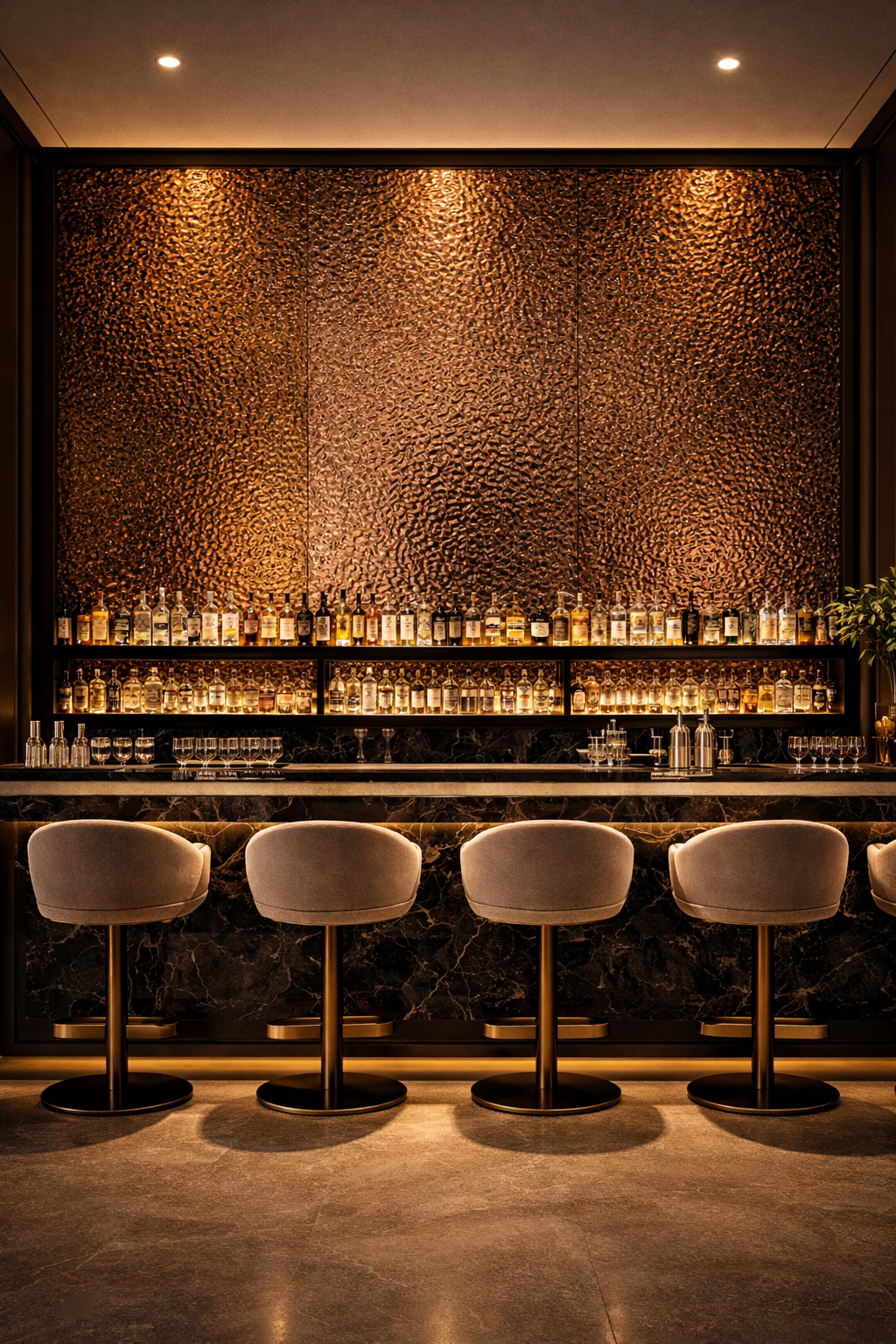 Carbón de Bambú I Water Ripple Board