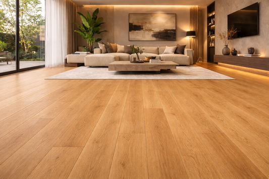 Piso SPC  I Color Castaño