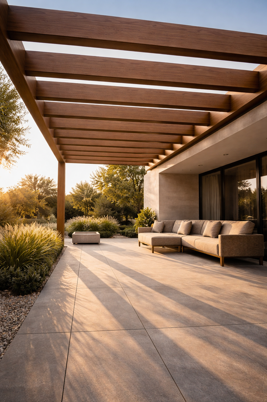 Viga PVC Exterior I Color Nogal