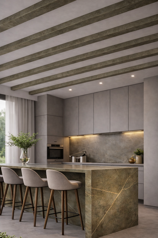 Vigas PVC Interior I Color Ónix